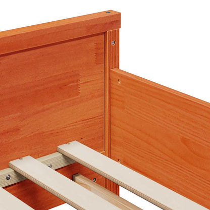 Ausziehbares Bettgestell für Kinder Sonstiges Wachsbraun