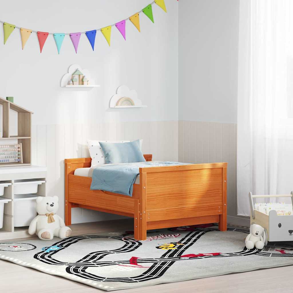 Ausziehbares Bettgestell für Kinder Sonstiges Wachsbraun