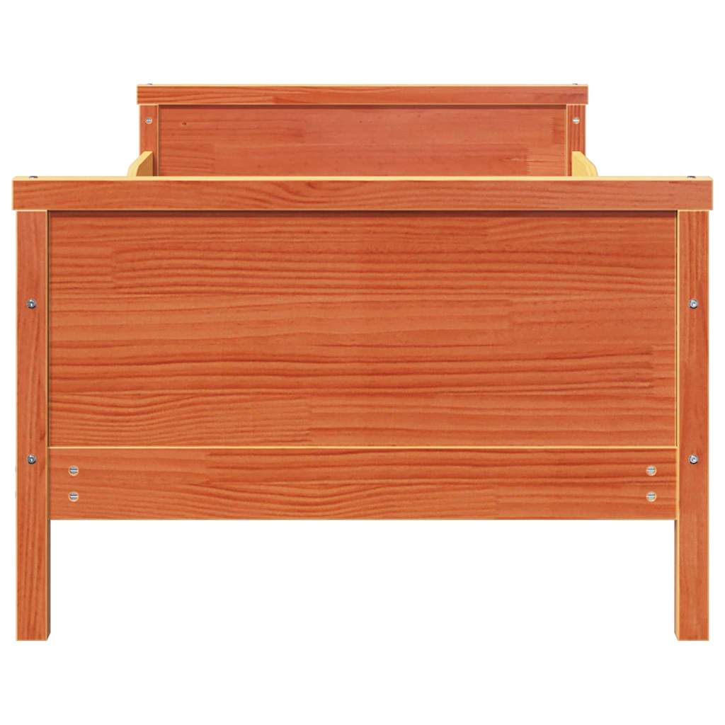 Ausziehbares Bettgestell für Kinder Sonstiges Wachsbraun