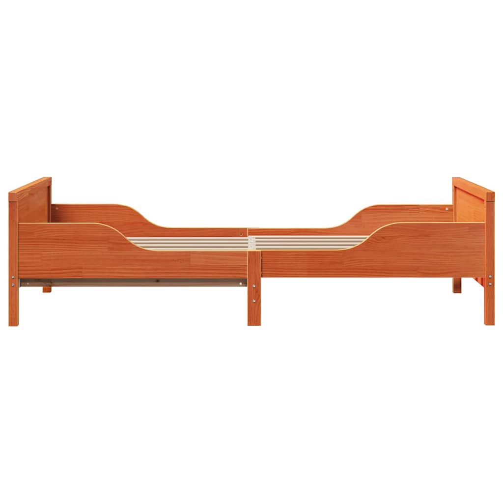 Ausziehbares Bettgestell für Kinder Sonstiges Wachsbraun