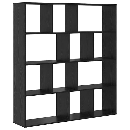 Bücherregal Schwarze Eiche 132 x 29 x 141.5 cm Holzwerkstoff
