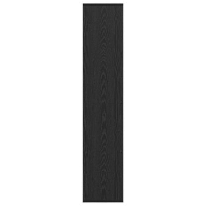 Bücherregal Schwarze Eiche 132 x 29 x 141.5 cm Holzwerkstoff