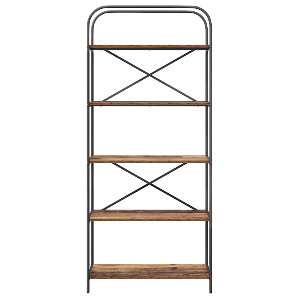 Regal Altholz 80 x 30 x 183 cm Holzwerkstoff