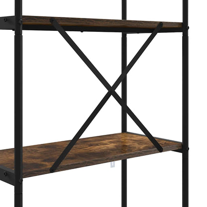 Regal Räuchereiche 80 x 30 x 146 cm Holzwerkstoff