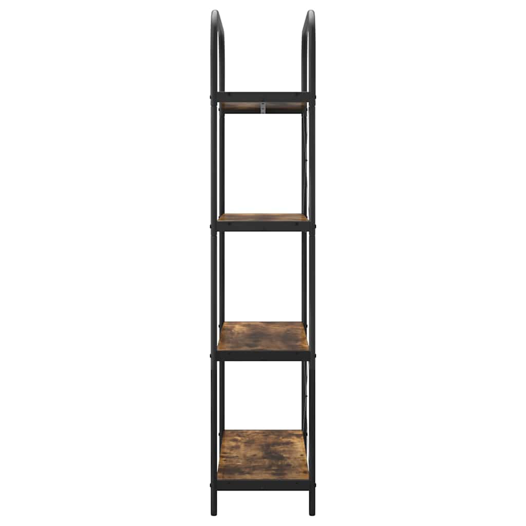Regal Räuchereiche 80 x 30 x 146 cm Holzwerkstoff