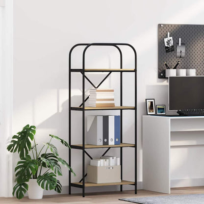 Regal Sonoma-Eiche 60 x 30 x 146 cm Holzwerkstoff