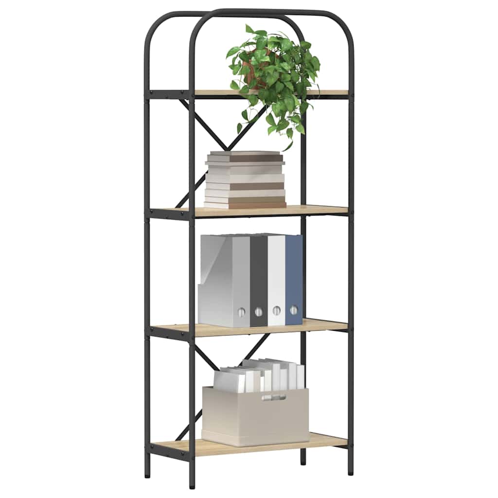 Regal Sonoma-Eiche 60 x 30 x 146 cm Holzwerkstoff