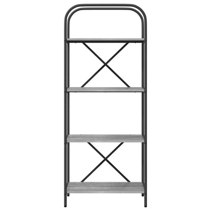 Regal Grau Sonoma 60 x 30 x 146 cm Holzwerkstoff