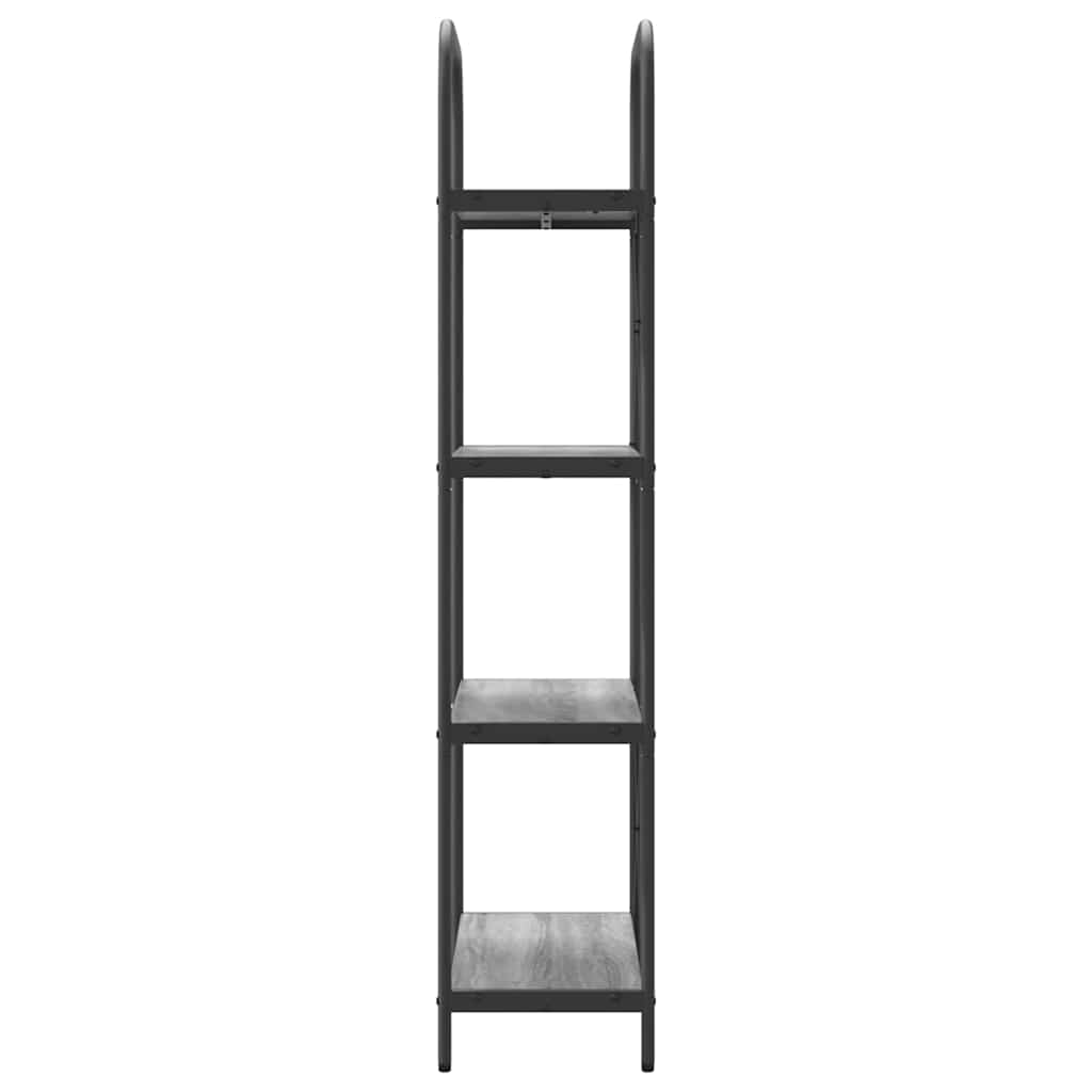 Regal Grau Sonoma 60 x 30 x 146 cm Holzwerkstoff