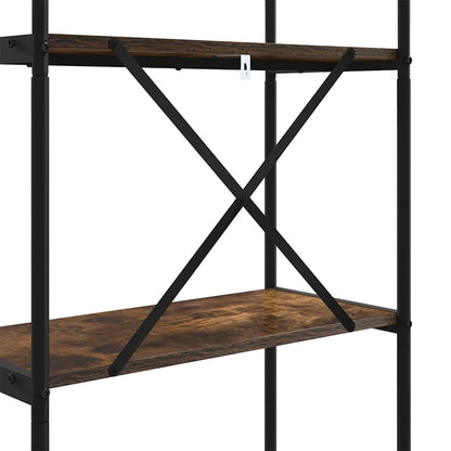 Regal Räuchereiche 60 x 30 x 109 cm Holzwerkstoff