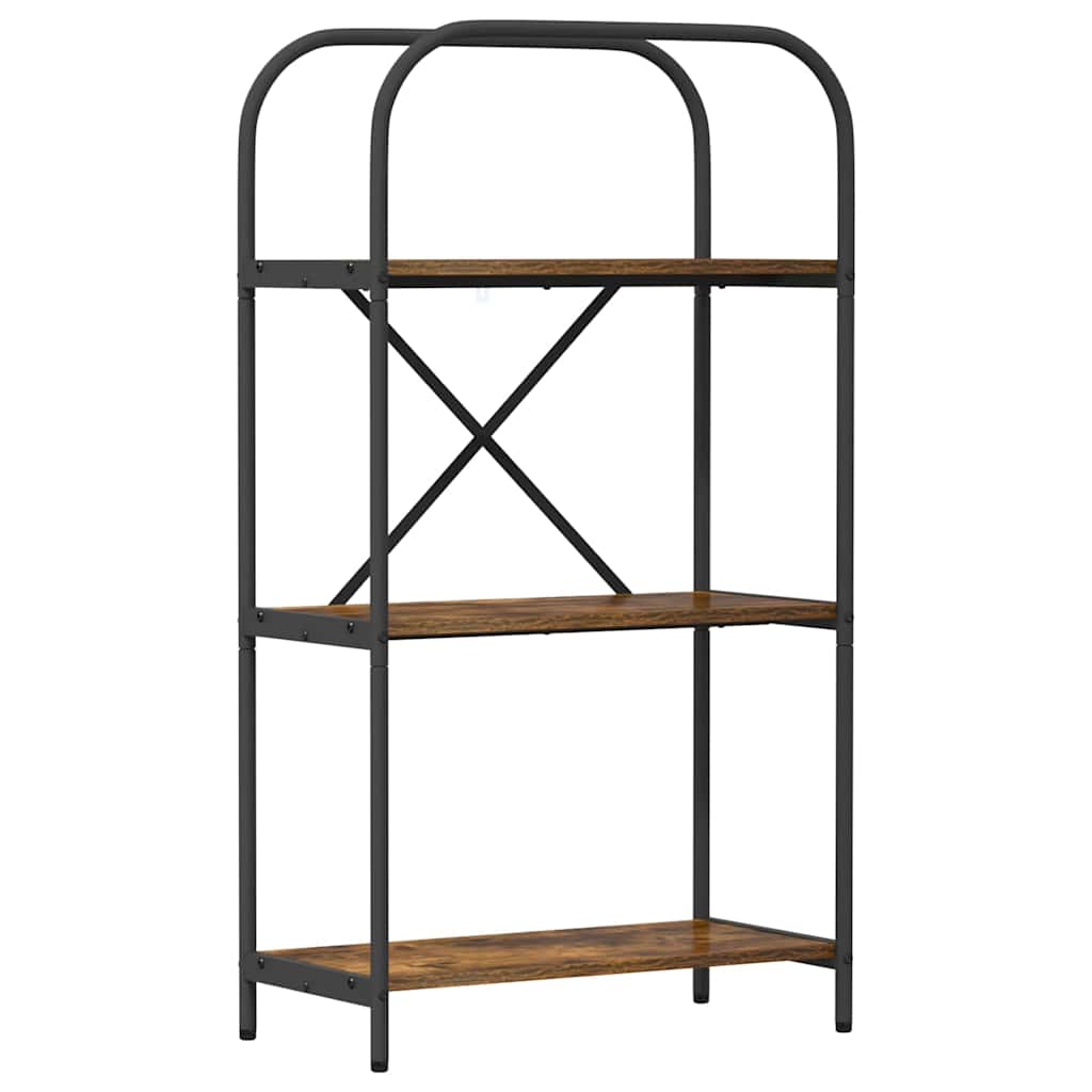 Regal Räuchereiche 60 x 30 x 109 cm Holzwerkstoff