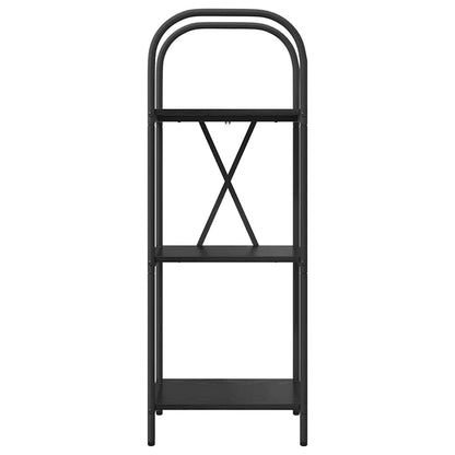 Regal Schwarz Eichen-Optik 40 x 30 x 109 cm Holzwerkstoff