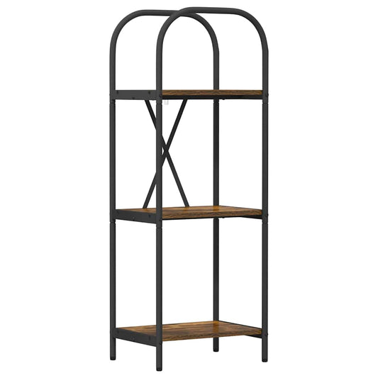 Regal Räuchereiche 40 x 30 x 109 cm Holzwerkstoff