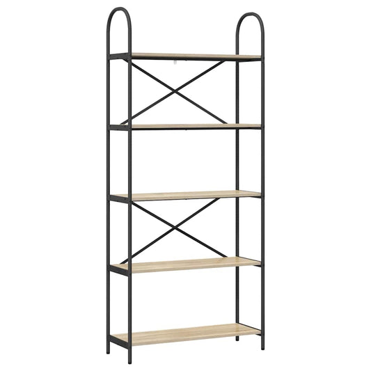 Regal Sonoma-Eiche 80 x 30 x 183 cm Holzwerkstoff