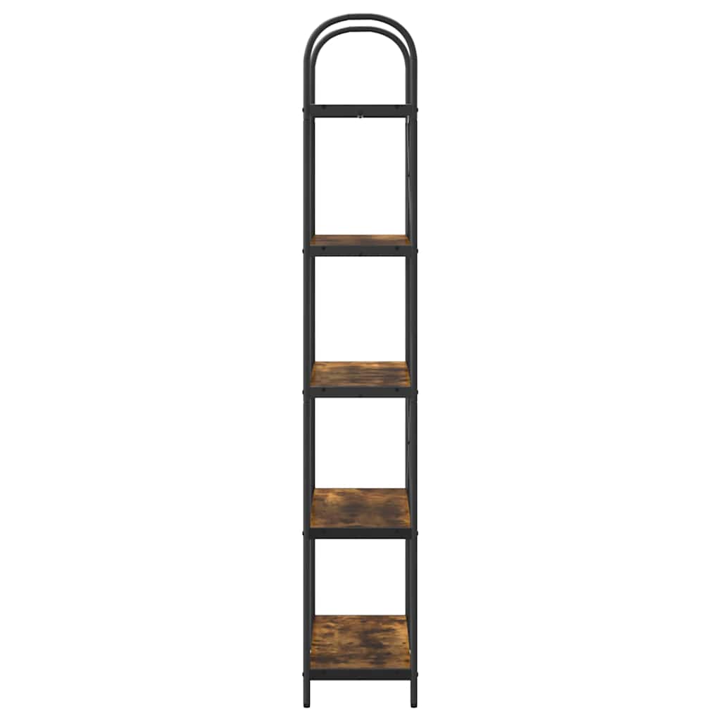 Regal Räuchereiche 80 x 30 x 183 cm Holzwerkstoff