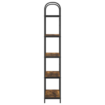 Regal Räuchereiche 80 x 30 x 183 cm Holzwerkstoff