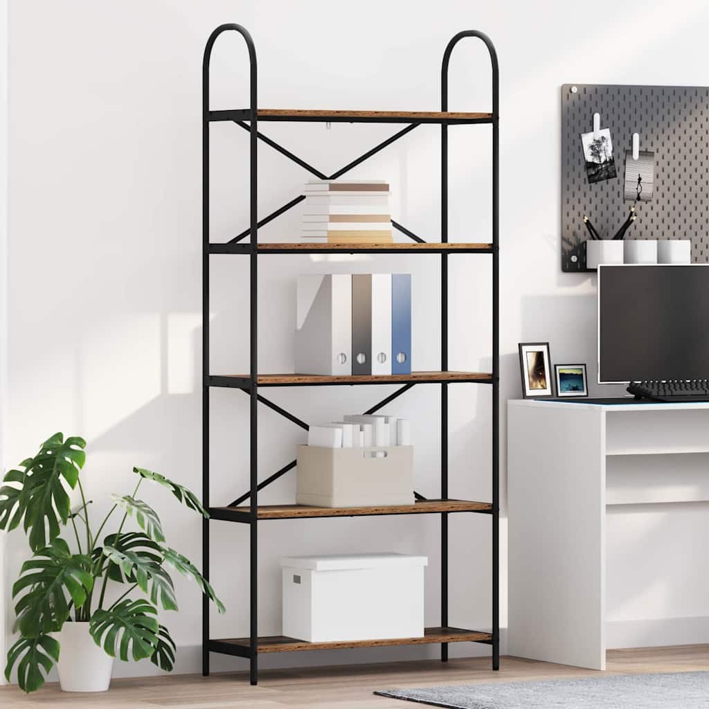 Regal Altholz 80 x 30 x 183 cm Holzwerkstoff