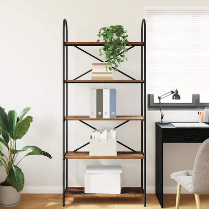 Regal Altholz 80 x 30 x 183 cm Holzwerkstoff