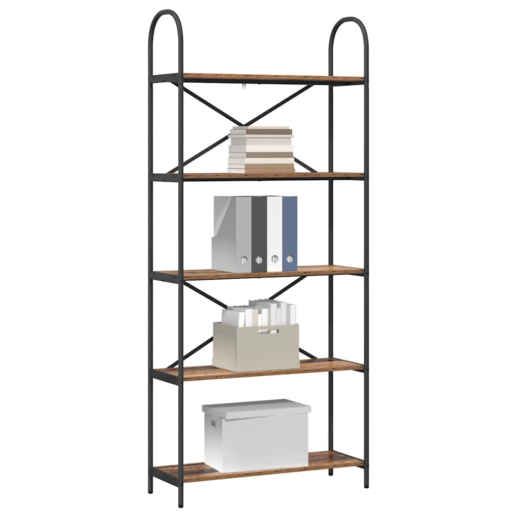 Regal Altholz 80 x 30 x 183 cm Holzwerkstoff