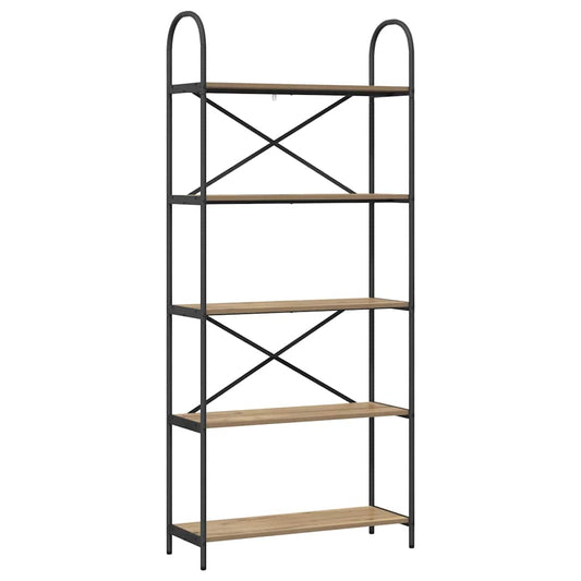 Regal Artisan-Eiche 80 x 30 x 183 cm Holzwerkstoff