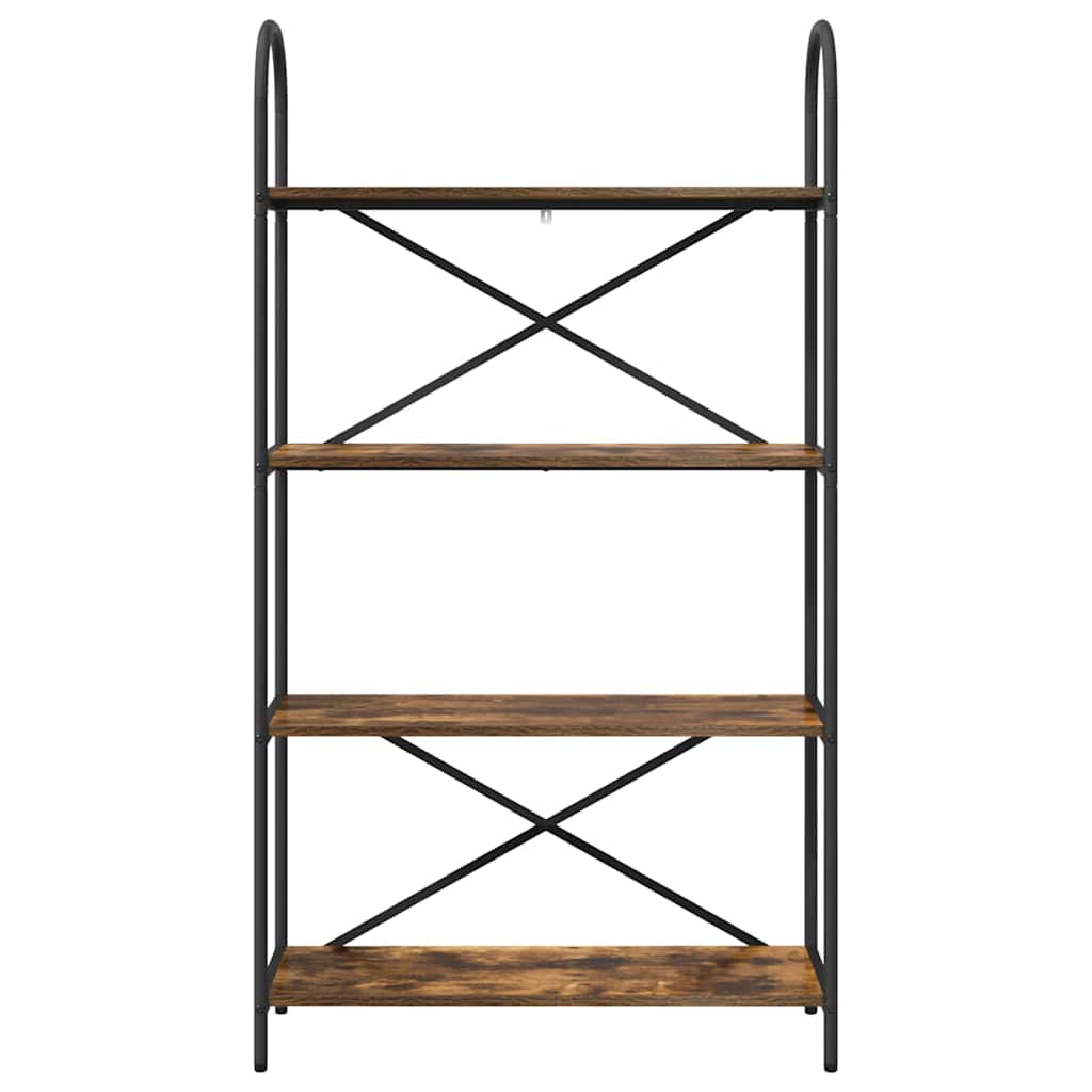 Regal Räuchereiche 80 x 30 x 146 cm Holzwerkstoff