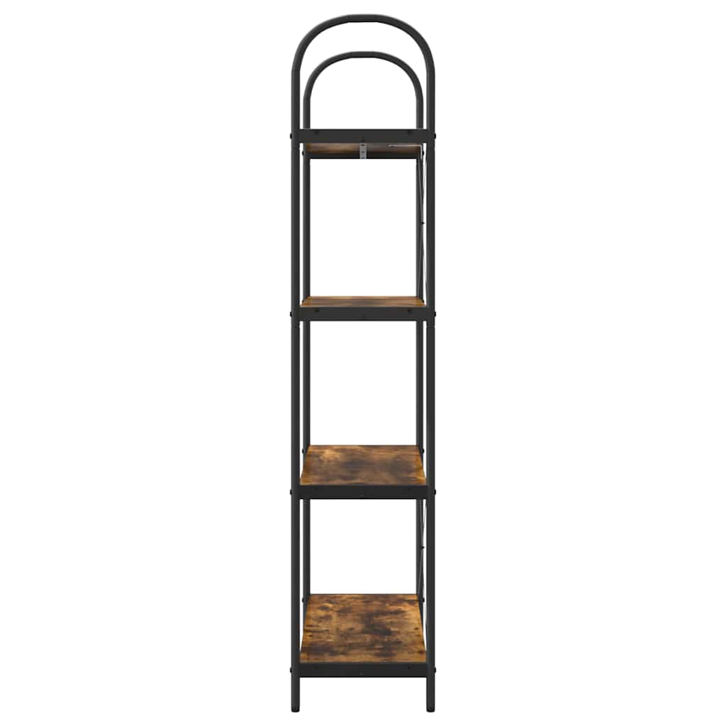 Regal Räuchereiche 80 x 30 x 146 cm Holzwerkstoff