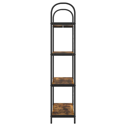Regal Räuchereiche 80 x 30 x 146 cm Holzwerkstoff