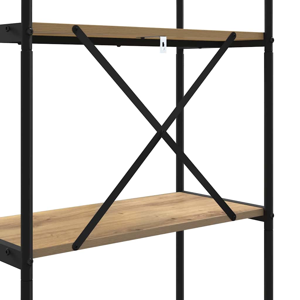Regal Artisan-Eiche 80 x 30 x 146 cm Holzwerkstoff