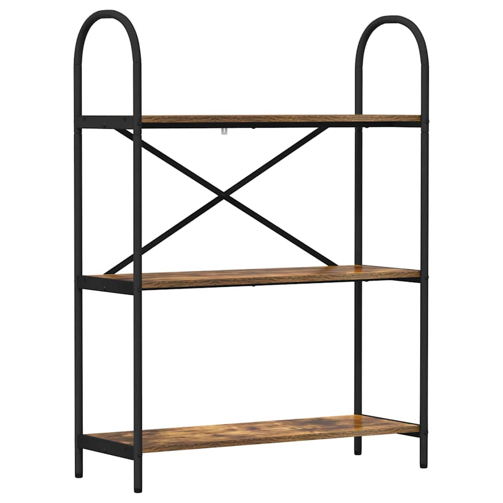 Regal Räuchereiche 80 x 30 x 109 cm Holzwerkstoff