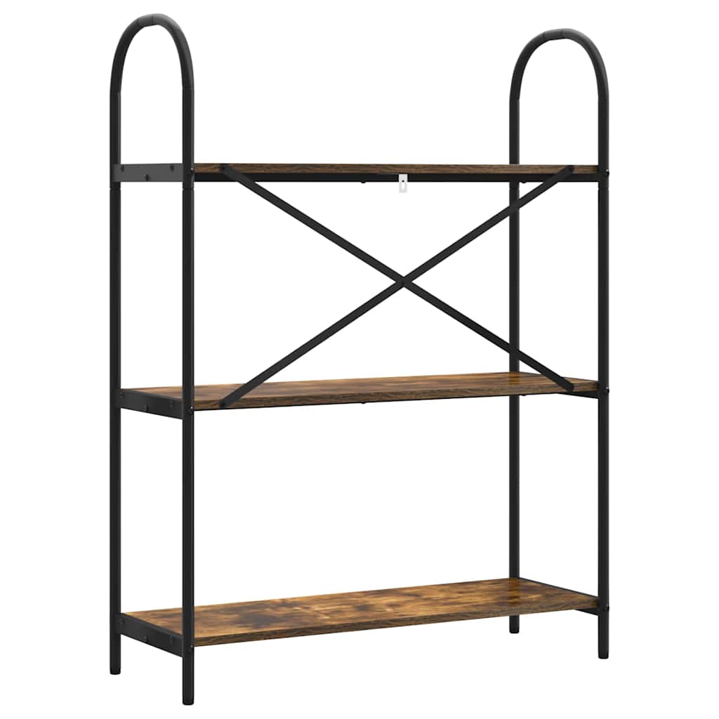 Regal Räuchereiche 80 x 30 x 109 cm Holzwerkstoff