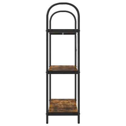 Regal Räuchereiche 80 x 30 x 109 cm Holzwerkstoff
