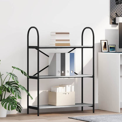 Regal Grau Sonoma 80 x 30 x 109 cm Holzwerkstoff