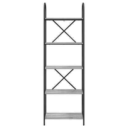 Regal Grau Sonoma 60 x 30 x 183 cm Holzwerkstoff