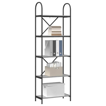 Regal Grau Sonoma 60 x 30 x 183 cm Holzwerkstoff