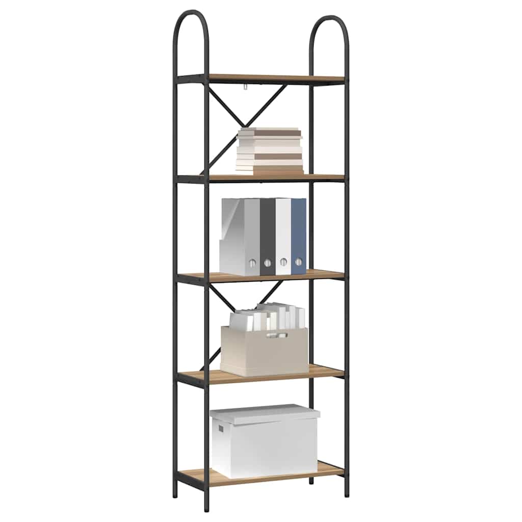 Regal Artisan-Eiche 60 x 30 x 183 cm Holzwerkstoff