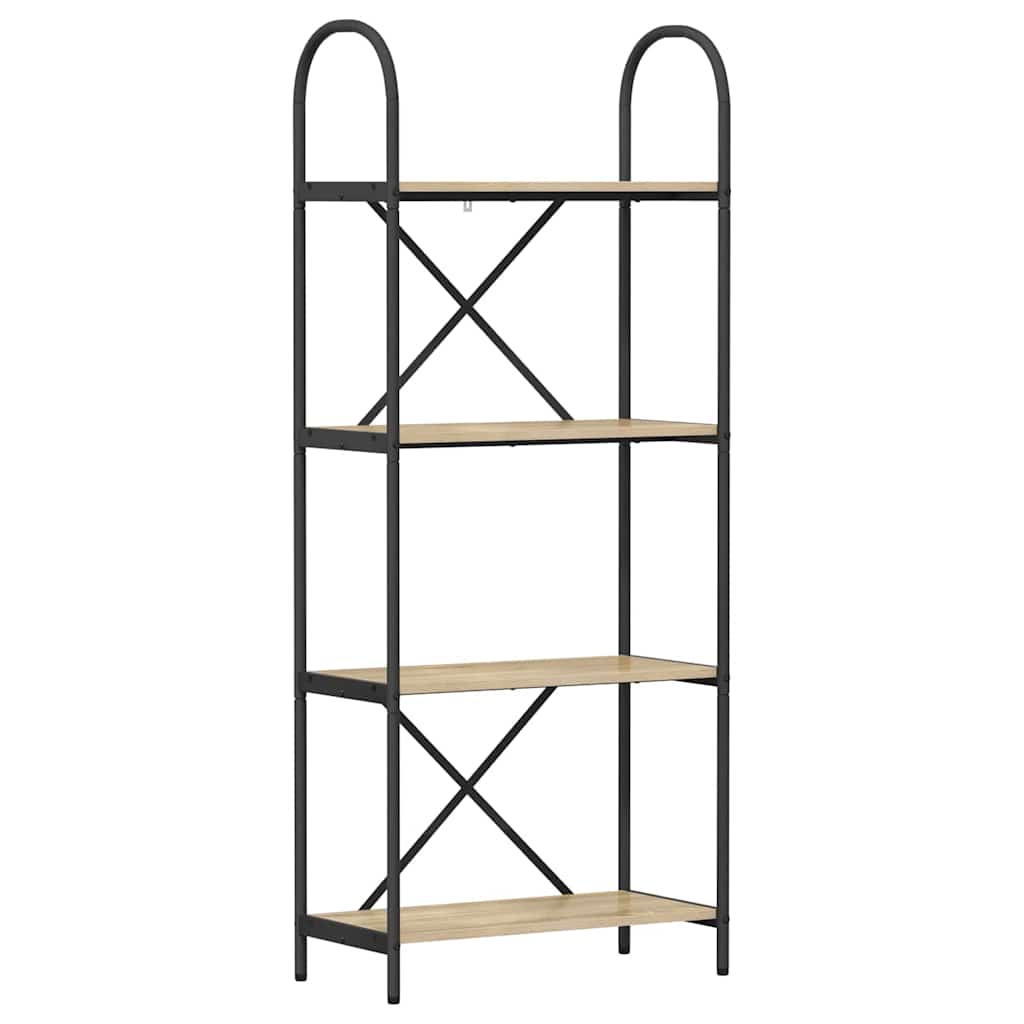 Regal Sonoma-Eiche 60 x 30 x 146 cm Holzwerkstoff