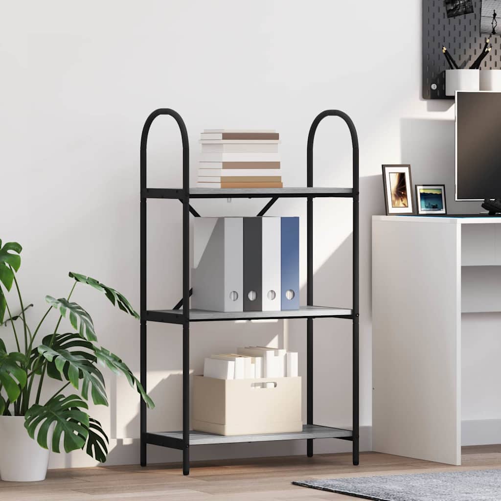 Regal Grau Sonoma 60 x 30 x 109 cm Holzwerkstoff