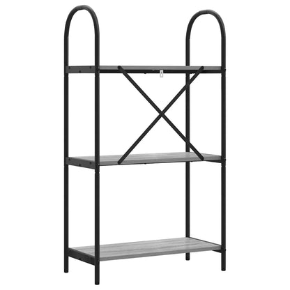 Regal Grau Sonoma 60 x 30 x 109 cm Holzwerkstoff