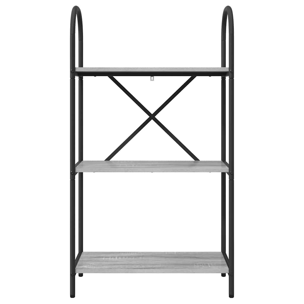 Regal Grau Sonoma 60 x 30 x 109 cm Holzwerkstoff