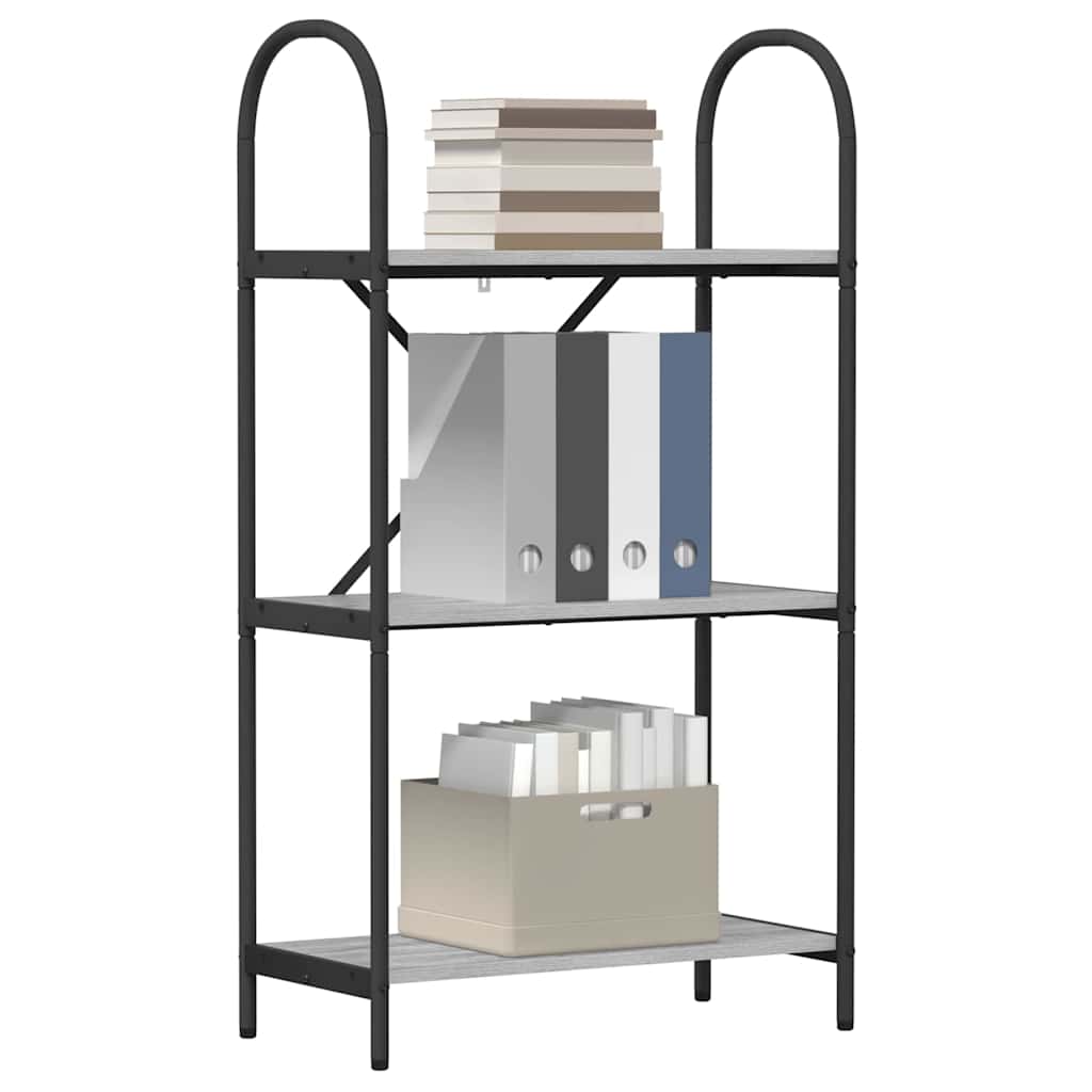 Regal Grau Sonoma 60 x 30 x 109 cm Holzwerkstoff