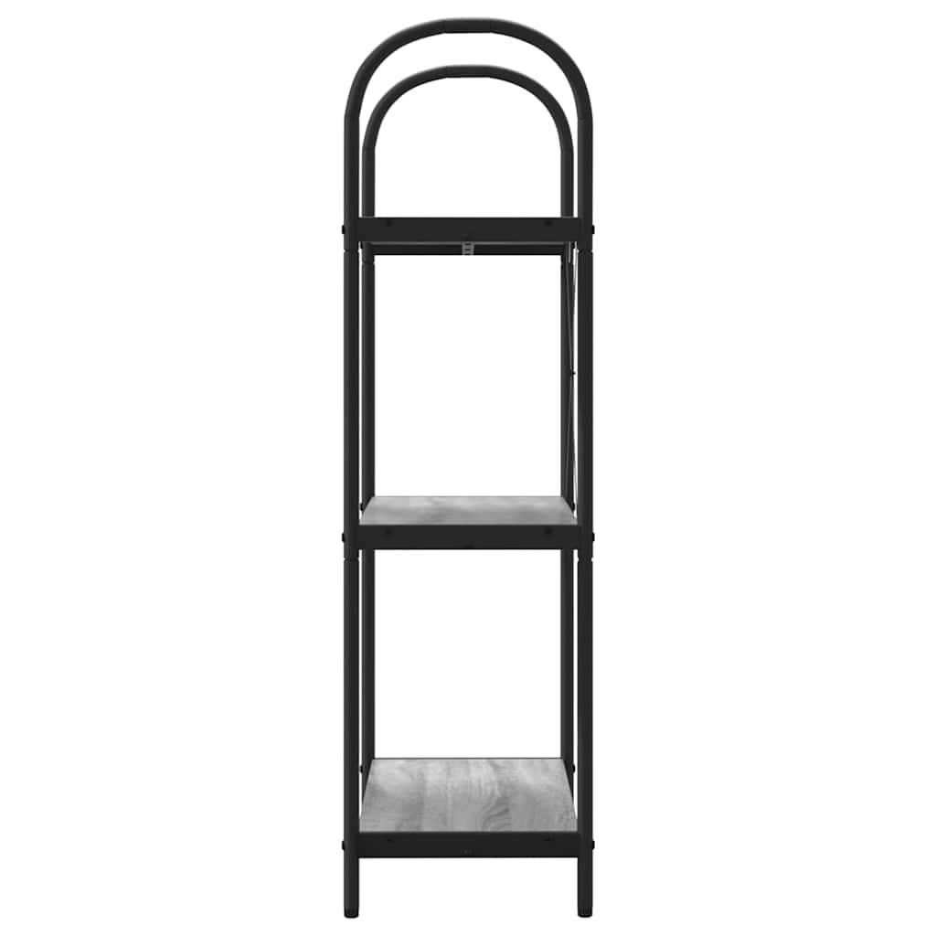 Regal Grau Sonoma 60 x 30 x 109 cm Holzwerkstoff