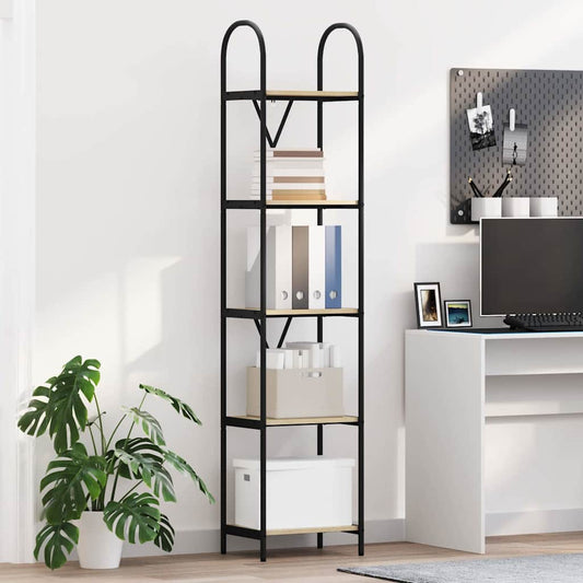 Regal Sonoma-Eiche 40 x 30 x 183 cm Holzwerkstoff