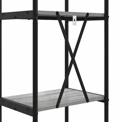 Regal Grau Sonoma 40 x 30 x 183 cm Holzwerkstoff