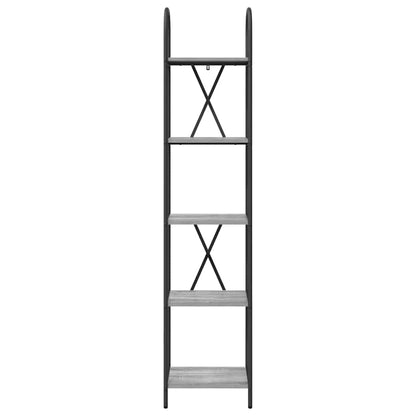 Regal Grau Sonoma 40 x 30 x 183 cm Holzwerkstoff
