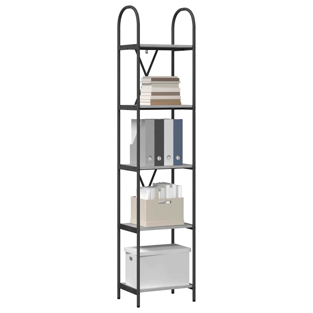 Regal Grau Sonoma 40 x 30 x 183 cm Holzwerkstoff