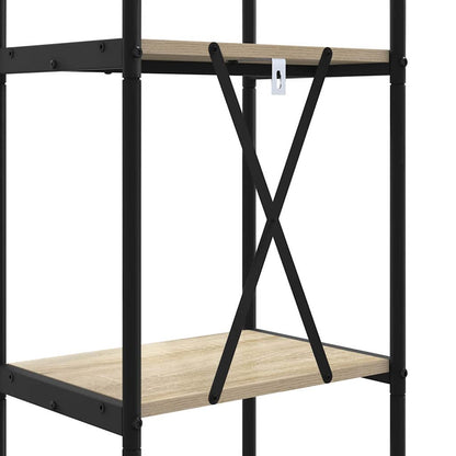Regal Sonoma-Eiche 40 x 30 x 146 cm Holzwerkstoff