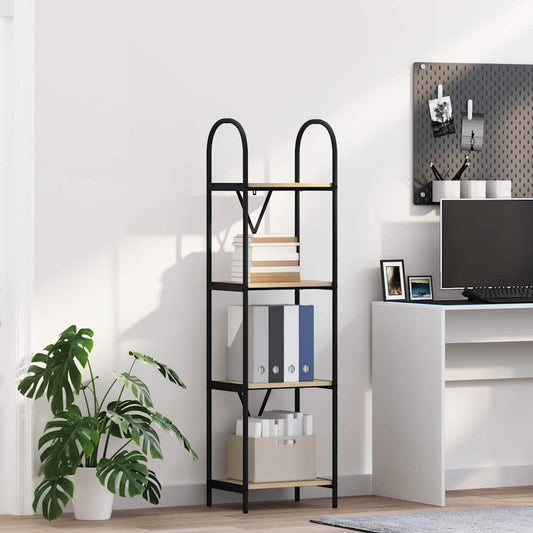 Regal Sonoma-Eiche 40 x 30 x 146 cm Holzwerkstoff