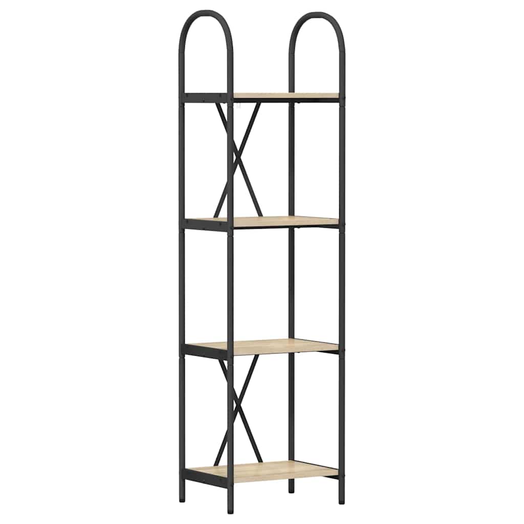Regal Sonoma-Eiche 40 x 30 x 146 cm Holzwerkstoff