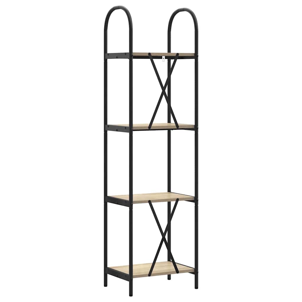 Regal Sonoma-Eiche 40 x 30 x 146 cm Holzwerkstoff
