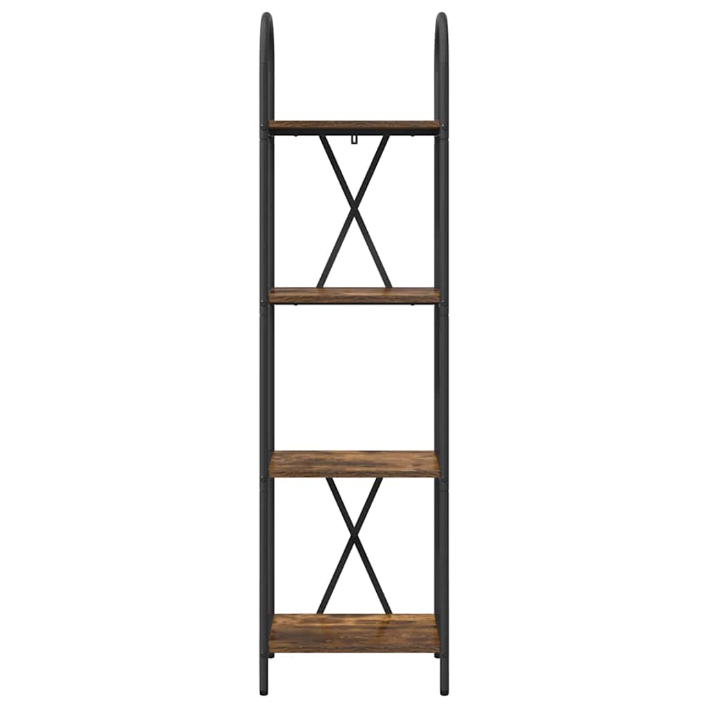 Regal Räuchereiche 40 x 30 x 146 cm Holzwerkstoff